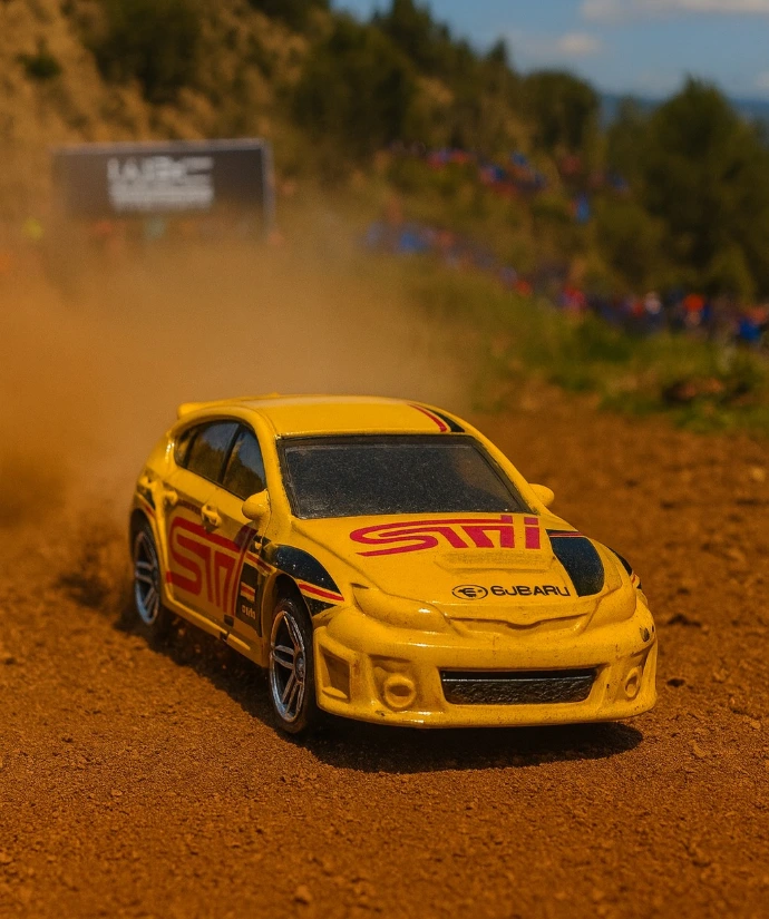 miniatura subaru impreza 1:64