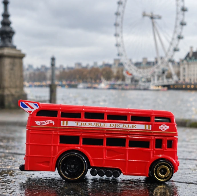 onibus londres miniatura